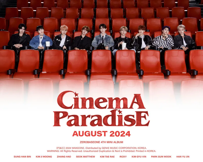 عکس‌های گروه زیرو بیس وان برای آلبوم Cinema Paradise